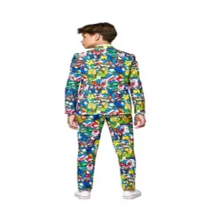 OppoSuits Teen Boys Suit - Super Mario - Multicolor
