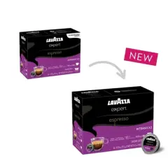 Lavazza Expert Espresso Intenso Double Shot Capsules, Dark Roast, Compatible with Lavazza Classy Machines (36 Capsules)