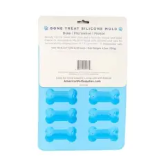 Country Living Bone-Shaped Silicone Baking Tray (10-Cavity Mold) &ndash; for Dog Treats