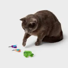 Baby Toad and Moths Cat Plush Toy Set - 3pc - Boots & Barkley&trade;