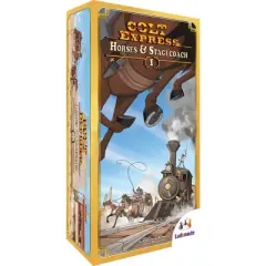 Colt Express Horses and Stagecoach Board Games