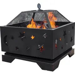 Pleasant Hearth Stargazer Square Fire Pit