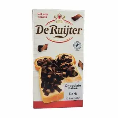 De Ruijter Dutch Dark Chocolate Flakes 10.5 Oz. (300 G.)