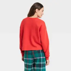 Women's Santa Baby Graphic Sweatshirt - Red