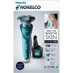 Philips Norelco 7500 for Sensitive Skin Wet & Dry Men's Rechargeable Electric Shaver - S7371/84
