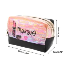 Unique Bargains Women's Portable Lipstick Makeup Bag 1 Pc