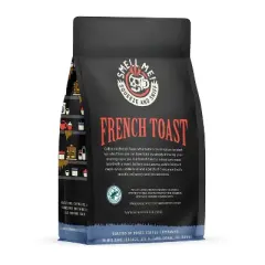 Bones Coffee Company French Toast Ground Coffee Beans Sweet & Buttery Flavor 12 oz Medium Roast (Ground)