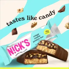 Nick's Crispy Cookie Protein Bars - 4ct