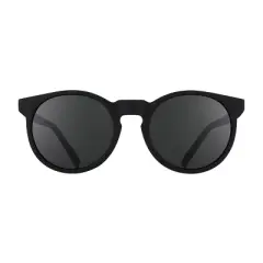 goodr It's Not Black It's Obsidian Circle G Round Sunglasses: Polarized Plastic Lenses, One Size Fits Most