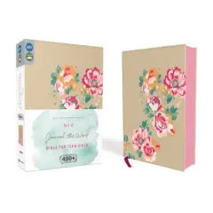 NIV, Journal the Word Bible for Teen Girls, Imitation Leather, Gold/Floral - (NIV Journal the Word Bible) by  Zondervan (Hardcover)