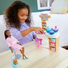 Barbie Face Mask Spa Day Playset
