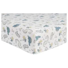 Trend Lab Flannel Fitted Crib Sheet - Little Dinos