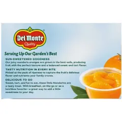 Del Monte Mandarin Oranges Fruit Cups