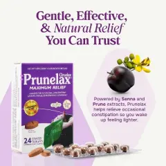 Prunelax - Ciruelax Natural Laxative Maximum Relief Tablets, 24 Count