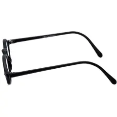 Calabria 4365 Designer Reading Glasses in Black +3.00  Frame/42mm Lens Width