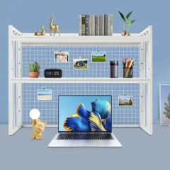 YIYIBYUS Desk Bookshelf Organizer Rack, Desktop Bookcase, Display Shelf