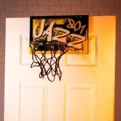 NBA Utah Jazz Over The Door Mini Basketball Hoop