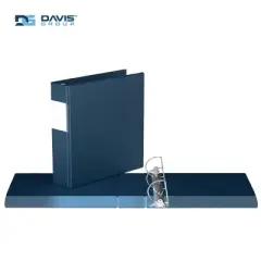 Premium Economy 2" Angle D Ring Binder 6pk Navy Blue 2": Davis Group, Office Supplies, 475 Sheet Capacity, Hard Cover