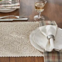 Park Designs Cream Lace Placemat Set of 4