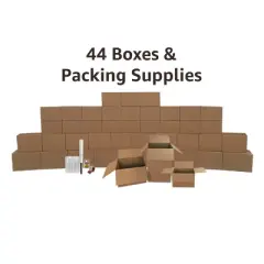 UBMOVE Smart Moving Bigger Boxes (4 Room) 44 Moving Boxes & Packing Supplies