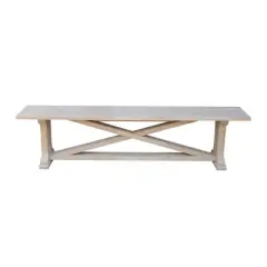 Alexa Bench Natural Wood - International Concepts