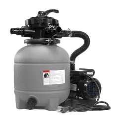 12" Sand Filter Above-Ground w/ Pool Pump 7-Way Valve Media Filter Included