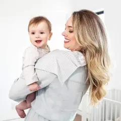 Burp Cloths 100% Cotton Washcloths for Boys and Girls by Comfy Cubs