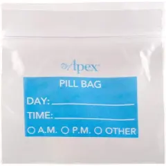 Apex Pill Bags Small, 50 Count