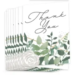 Big Dot of Happiness Boho Botanical - Greenery Party Thank You Cards (8 count)