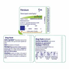 Petroleum 1M by Boiron Homeopathic Single Medicine For First Aid  -  80 Pellet