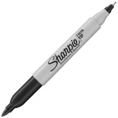 Sharpie Twin Tip Permanent Marker Fine/Ultra Fine Point 4/PK Ast 32175PP