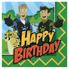 Treasures Gifted Wild Kratts Napkins - Wild Kratts Party Supplies - 48 Pack
