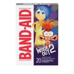 Band-Aid Brand Adhesive Bandages for Kids' - Pixar's Inside Out - Assorted Sizes - 20ct