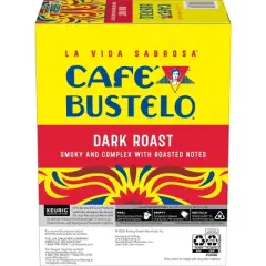 Cafe Bustelo Dark Roast Keurig K-Cup Coffee Pods - 22ct