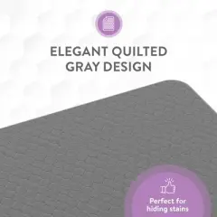 Inspire Underpads | Stain Hiding Gray - Reusable Incontinence Bed Pads Waterproof Mattress Pad    (34 X 52 - 2 Pack)