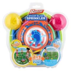 Banzai Stomp Blast Sprinkler: PVC Play Toy for Kids, Ages 3 and Up