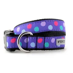 The Worthy Dog Gumball Purple Dog Collar