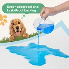 SEVOBAL 100 Count Pet Training Pads Regular Size Indoor Puppy Pads Disposable Dog Pads Ultra-Absorbent Leak-Proof Pet Dog Pee Pads, White, 22"*22"
