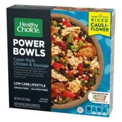 Healthy Choice Gluten Free Frozen Power Bowls Cajun Chicken And Sausage - 9.4oz