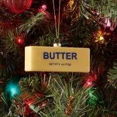 Glass Butter Christmas Tree Ornament - Wondershop&trade;: Novelty Kitchen Decor, Indoor Use