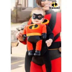 HalloweenCostumes.com One Size Fits Most  Boy  Infant Disney The Incredibles Baby Halloween Costume Carrier Cover,  Black/Red/Orange