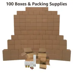 UBMOVE 9 Room Bigger Smart Moving Kit 100 Moving Boxes, and Moving Supplies