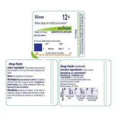 Silicea 12C by Boiron Homeopathic Single Medicine For Stress & Sleep  -  80 Pellet