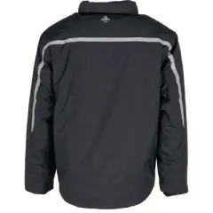RefrigiWear Men's 3-in-1 Waterproof Insulated Rain Jacket System Raincoat with Detachable Hood