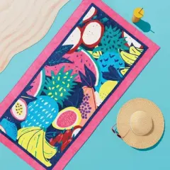 Tropical Fruit Beach Towel - Sun Squad&trade;