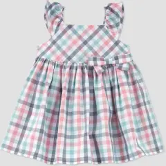 Carter's Just One You&reg; Baby Girls' Plaid Dress - Pink/Blue