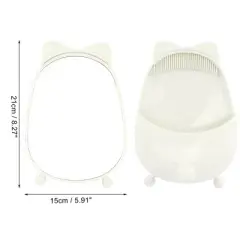 Unique Bargains Cartoon Ears Desktop Cosmetic Mirror 1 Pc