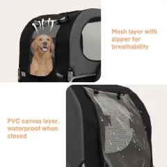 Dog Bike Trailer, Supports Up to 88 Lbs, Pet Stroller Cart Bicycle Carrier with Easy Folding Cart Frame, Quick Release Wheel