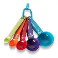 Farberware Color 9-Piece Plastic Measuring Cups and Spoons Set