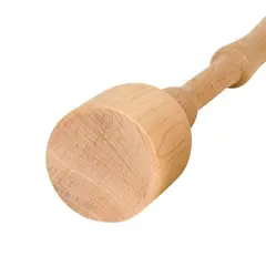 Lehman's Sauerkraut Stomper Crock Packer, Hand Smoothed Wooden USA Made